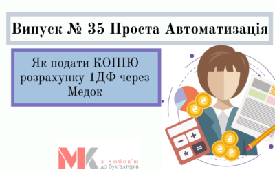 Як подати КОПІЮ розрахунку 1ДФ через Медок