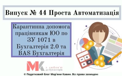 Допомога працівника ЮО по ЗУ 1071 в 1С 2.0 та BAS